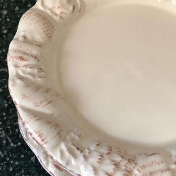 Harry & David Rustic Harvest Vegetable Appetizer Dessert Bread  Plates Set of 4 - Picture 2 of 4